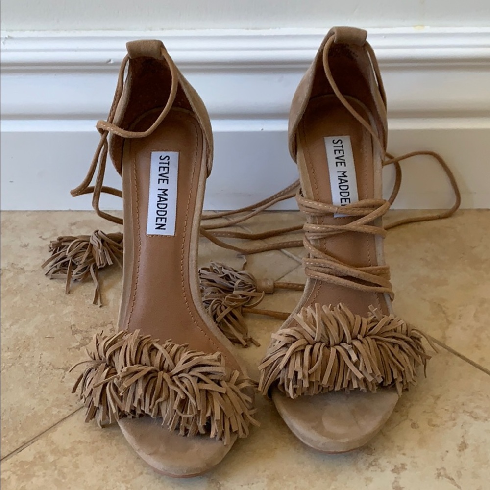 Steve Madden lace up heels